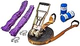 Elephant Slacklines Wing 3.5 Slackline with treewear, orange, 25m, 24,8m line + 0,2m ratchet strap,...