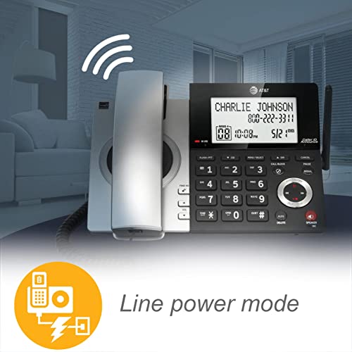 At&T CL84207 Dect 6.0 2-Handset Corded/Cordless Phone thumb #7
