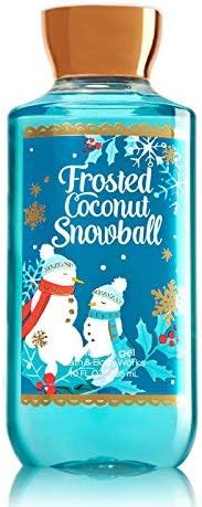 Bath and Body Works Frosted Coconut Snowball Shower Gel Body Wash 10 Ounce Full Size Bath and Body Works Frosted Coconut Snowball Shower Gel Body Wash 10 Ounce Full Size