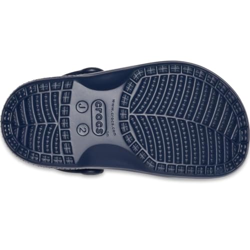 Crocs Mixte enfant Baya Lined Clog K Sabot, Navy/Navy, 30-31