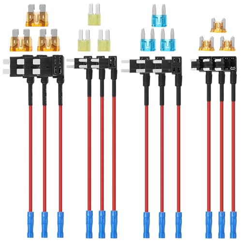 Miniportafusibles de perfil bajo PRETYZOOM kit de 12 piezas para instalar accesorios de coche