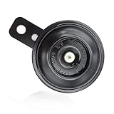 Bamyli Klaxon Moto 12V Universel - Avertisseur Électrique Haute Performance 105 dB Imperméable - pour Voiture, Velo, Moto, Cyclomoteur