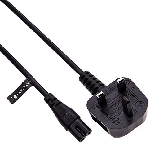 UK Netzkabel für Xbox Sky Box Playstation 1 2 3 | 3 Pin Wand Schnur an Figur 8 C7