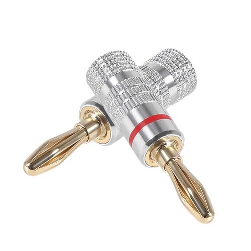 12 pares/24 pcs Conectores Banana Plug Audio Dorado miniatura 5