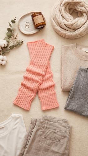 Image of Women's Cable Knit Leg Warmers - Ribbed Knee High Boot Socks for Winter, Layering & Dance Warmups