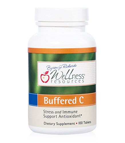 Wellness Resources Vitamin C, Buffered C Tablets - Easy on The Stomach (100 Tablets) Wellness Resources Vitamin C, Buffered C Tablets - Easy on The Stomach (100 Tablets)