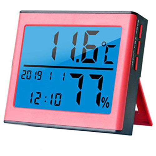 LCD Digitales Temperatur-Feuchtigkeitsmessgerät, Home Indoor Outdoor Hygrometer Thermometer Wetterstation, Feuchtigkeits-Temperaturanzeige,