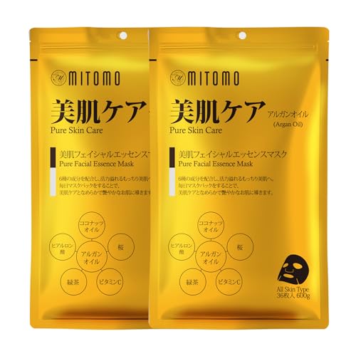 MITOMO �~�g�� MT101E Argan Oil �A���K���I�C�� �����P�A 36��x2�p�b�N �v72�� �����p �s���A�R���g���[�� �t�F�C�X�}�X�N �����yMTSA00101-E-5x002�z