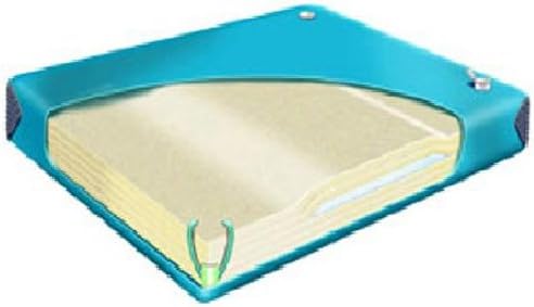 Queen Softside Waterbed Mattress with Pillowtop – Waveless Bladder Options, Plush Quilted Cover, Digital Heating System – Complete Waterbed (Foundation Not Included)