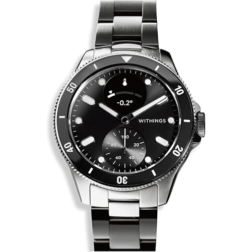 Withings ScanWatch Healthmaster ブラック Amazon | Withings ScanWatch Healthmaster 42mm ハイブリッドスマート