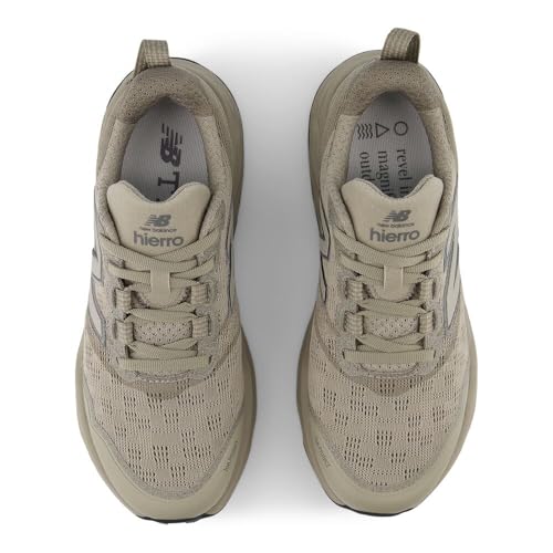 New Balance New Balance Women's Fresh Foam X Hierro V9 Trail Running Shoe, Arid Stone/Castlerock, 6 M