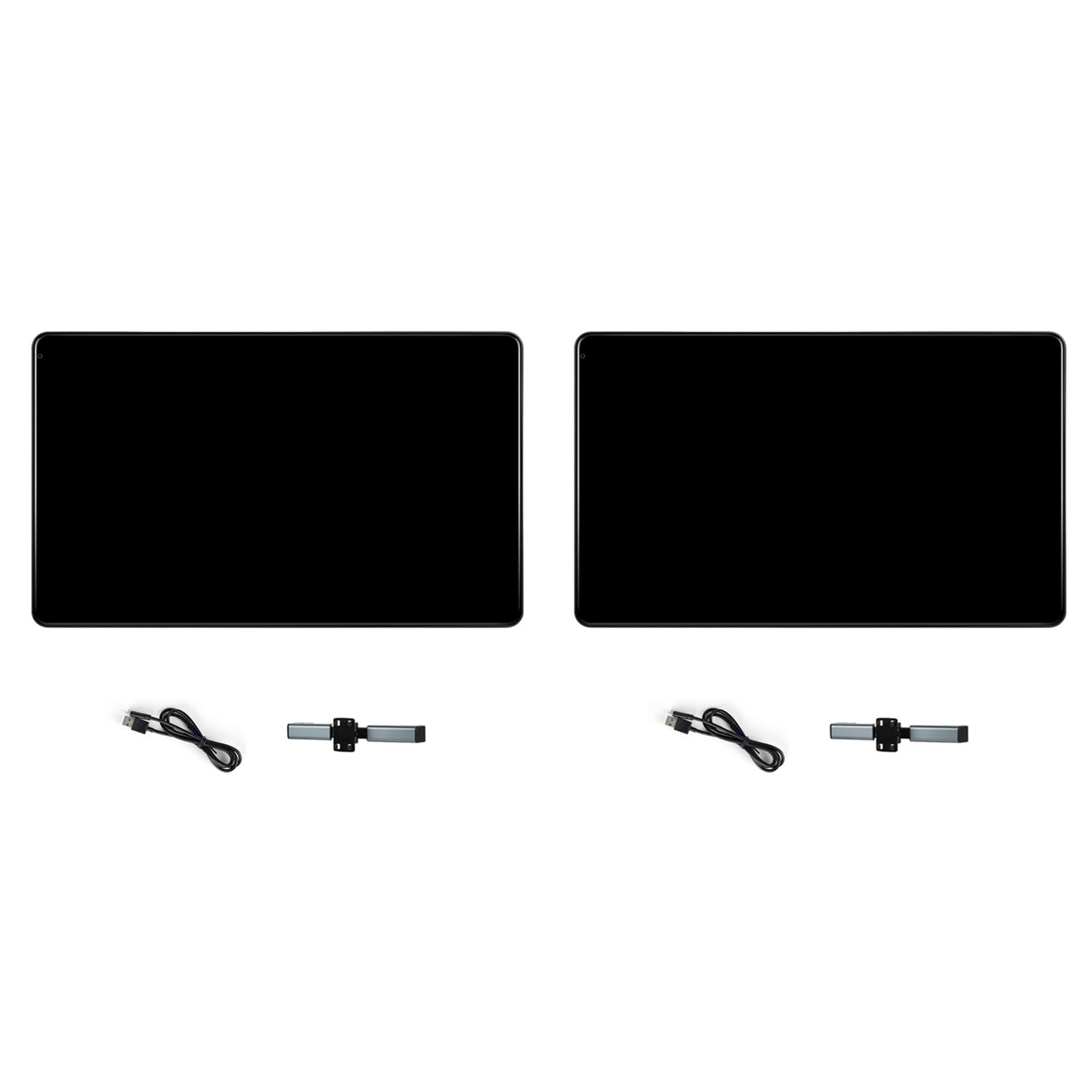 2X Moniteur D'Appuie-Tête de Voiture Multifonction de 9 Pouces pour Siège, Lecteur Vidéo à Écran Tactile IPS avec Carplay Android Auto