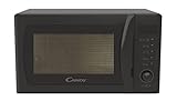 Candy Idea CMGA20SDLB Microondas con Grill,20L, 700W-1050W,5 Niveles de Potencia,8 Programas Automáticos,Alerta Acústica Finalización, Plato 25,5CM, Grill Rack,Descongelación, Apertura Izquierda,Negro