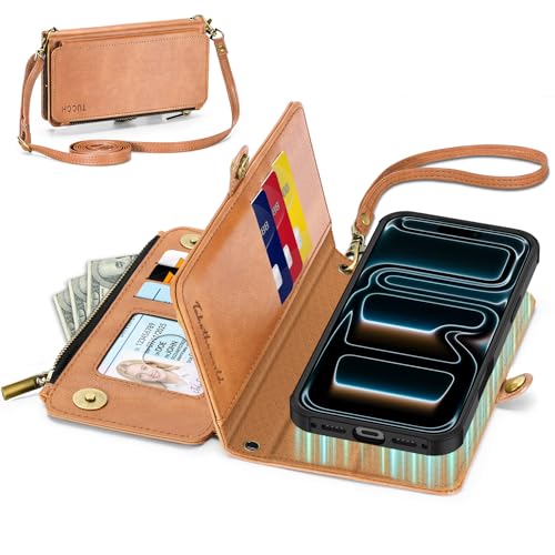 TUCCH iphone 17 Pro Ή P[X 蒠^ 2 in 1  6.3C` V_[ Xgbvt O e RFIDubLO 9J[h|Pbg t@Xi[ | ΂ߊ| X^h@\ PU Ռz (2