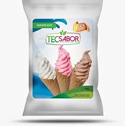 Sorvete Soft TecSoft da Tecsabor, Mistura para Sorvete Italiano