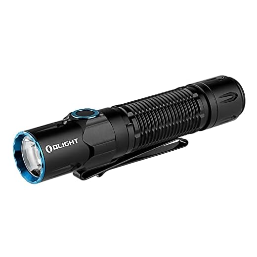 OLIGHT Warrior Lampe torche tactique 3S LED rechargeable 2300 lumens avec capteur de proximité, idéale pour la randonnée, le sauvetage, le transport quotidien, les forces de l'ordre (noir)