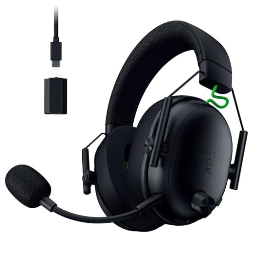 Razer BlackShark V3 Xbox S|X - Kabelloses E-Sport-Headset - Triforce 50mm Treiber - Abnehmbares Breitband-Mikrofon - HyperSpeed 2,4 GHz & Bluetooth - Surround Sound - Xbox/PC | Schwarz