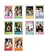 30 Stück Folienrandaufkleber kompatibel mit FujiFilm Instax Mini LiPlay 12 11 9 8+ 8 evo 99 SE 40 90 70 50S 26 25 7S Instant Film