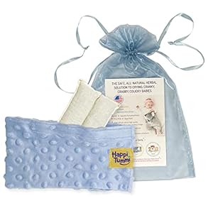 Happi Tummi Colic and Gas Relief for Babies and Infants- Heated Belly Wrap for Newborns – Aromatherapy Wrap for Upset Tummy and Constipation