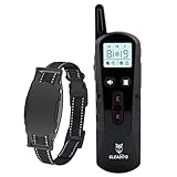 GLEADING Collar de Adiestramiento para Perros, Collar Recargable con Mando Rango de 1200 Metros y Resistente al Agua IP67, Modo de Sonido, Vibración y Eficiente para Perros Pequeños, Medianos, Grandes
