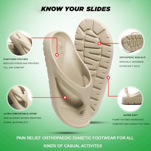 Image of DOCTOR HEALTH SUPER SOFT Women's Lightweight EVA Flip Flops | Soft Cushioned Anti-Slip Thong Slippers | Comfortable Open Toe Casual Sandals for Indoor Outdoor Everyday Wear