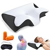 Soutien Ergonomique Optimisé : Cet oreiller anti-apnée en mousse à mémoire de forme multicontours épouse la courbe naturelle de votre cou et maintient l’alignement de votre colonne vertébrale pendant le sommeil. Il corrige votre posture tout en résistant à l’aplatissement et au déplacement durant la nuit