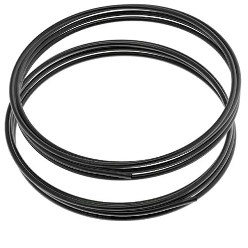 Tuyau de Frein Ø 6,0 mm en Acier cuivré + Gaine plastique noir 1m - 10m au choix: 10m mètres