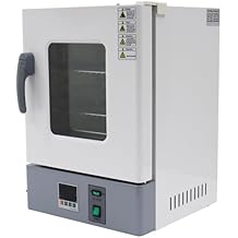 110V Digital Forced Air Convection Drying Oven, Intelligent Temperature Control, a Fan Switch, 0.6KW Power Horizontal Electric Blast Drying Oven for Industrial/Research Institutes