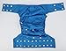 Adult Cloth Diaper Cover Nappy Reusable Washable Adjustable for Disability Incontinence Person (Blue)