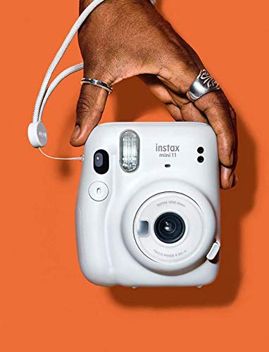 Câmera instantânea Fujifilm Instax Mini 11 Branca + Bolsa + Filme Instax com 10 poses