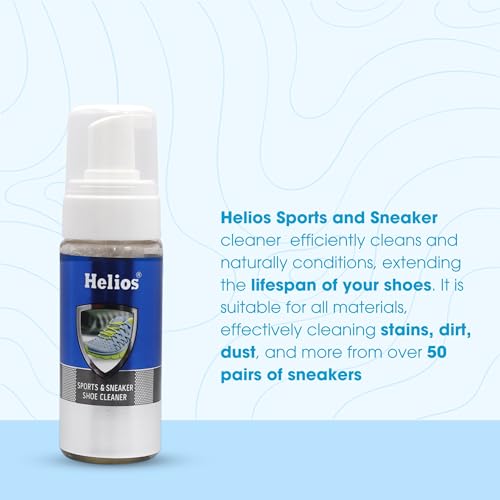 Helios Sports & Sneaker Cleaner Kit 150 ml | Shoe Cleaner Kit | Sports Shoes Sneakers and canvas I Stain Remover Shoe ShampooI 150 ML (Image - 3)