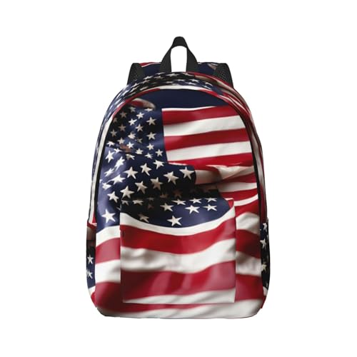 Sac à dos voyage décontracté avec imprimé pompier américain pour vos sorties outdoor