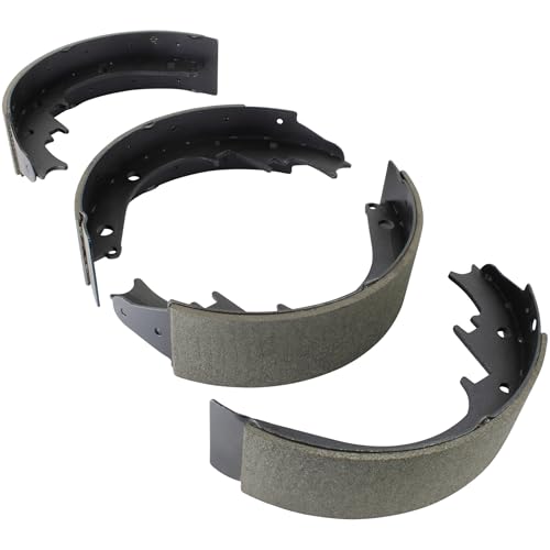 QUALITY-BUILT Rear Drum Brake Shoes, FS473, Compatible with 1976-2002 Cadillac/Chevrolet/GMC (Brougham,C10,C10 Suburban,C15,C15 Suburban,C1500,C1500 Suburban,C20,C20 Suburban,C25,C25 Suburban,C2500) by Quality-Built - Used condition - US$35.11