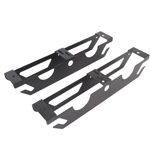 2Pcs Estante para amoladora angular, Soporte Multifuncional de Aleación para Amoladora Angular con 8 Tubos de Expansión y 8 Tornillos, Soporte de Pared para Cutters Pulidoras