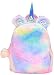 JPYH unicorno zaino ragazze zainetto bambini peluche Carino arcobaleno Zaino Scuola mini Unicorno bambini bambino studente di viaggio