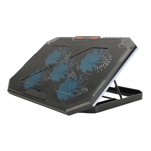 Base refrigerante con 5 ventiladores para laptops 13-17 pulg miniatura 5