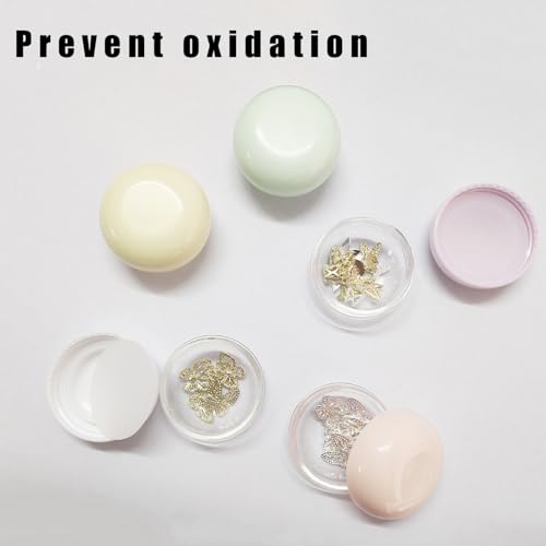 5 Pcs Travel Containers - Makeup Travel Containers(10ml) Convenient Jars for Creams, Leak-proof Accessories with Lid for Cosmetic Makeup Face Body Hand Cream3