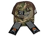 VIAM Outdoors Elk & Turkey Call Storage Reed Stash 2-Pack with Camo Hat | Hunting Gear Package