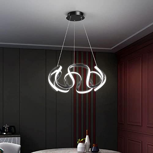 Lámpara colgante LED de diseño floral para comedor 6
