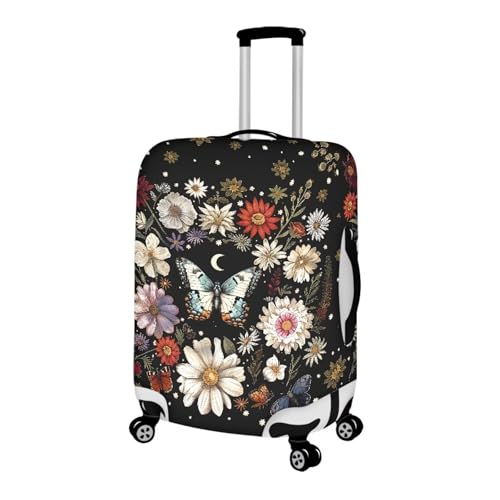 Luggage Covers Suitcase Covers for Luggage Elastic Washable Travel Luggage Cover Elegant Butterfly Design