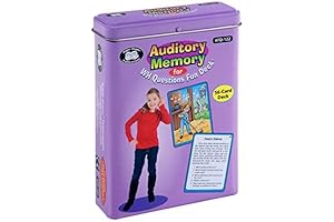Super Duper Publications Auditory Memory for 'Wh' Questions Fun Deck: Educational Learning Tool