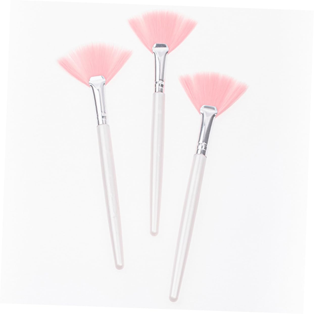 MAGICLULU 4 Set Di Pennelli Per Il Trucco Del Viso Con Manico Per Donna Set Di Pennelli Per Il Trucco Per Fondotinta E Fissante Impugnatura Comoda Per Luso 6 Pezzi*4