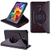 Produktbild COOVY® 2.0 Cover für Samsung Galaxy TAB 3 LITE 7.0 SM-T110 SM-T111 Rotation 360° Smart Hülle Tasche Etui Case Schutz Ständer | braun