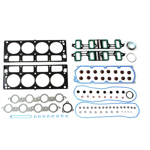 Image of AUCERAMIC HS26192PT-5 Cylinder Head Gasket Set Compatible with 2008-2020 GMC Savana 2500 3500 4500 Chevy Express 2500 3500 4500 Suburban 2500 3500 HD 6.0L 12589227
