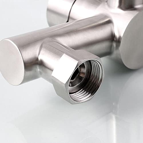 Robinet mural acier inoxydable pivotant pour simplifier le nettoyage de l'évier - 4