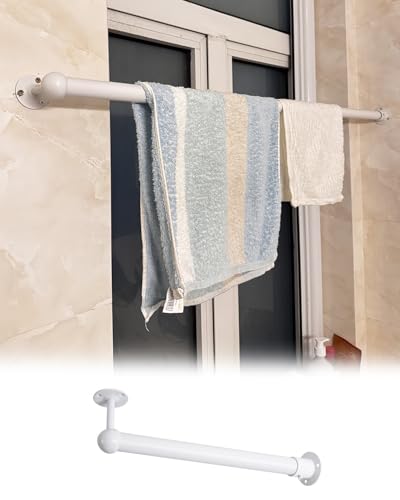 �˂�����_ �R�[�i�[�N���[�[�b�g�p�n���K�[�|�[���E�ۖ_�A�V�䂩��ǖʎ��t���o�X���[���p�ی^�K�[�����g���b�N�AL���^�����p�ߗރI�[�K�i�C�U�[�i�X�e�����X�|���j(White,44cm/17.3in/1.4ft)