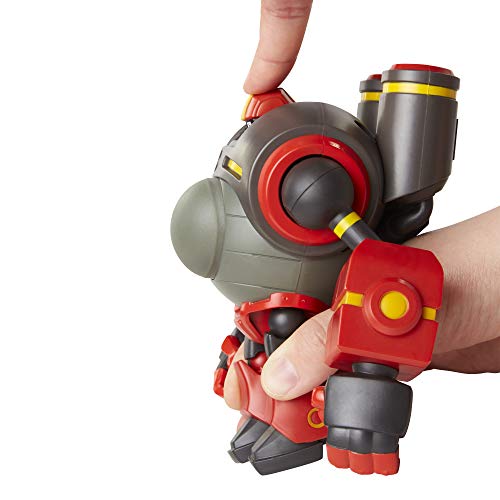 Mega Man Fully Charged 81521 Deluxe Guts Man Articulated Action Figure With Expanding Belly And Guts Man Buster Accessory (To Swap Onto The Mega Man Figure)! Based thumb #5