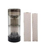 Pre Roll Machine, 6-in-1, Cone Loading Machine & Grinder for Herb | Spice Grinders for Fresh Herbs and Tea | Pack 6 Cones at Once, Extra-Coarse Teeth Design, Portable Kitchen & Travel Use