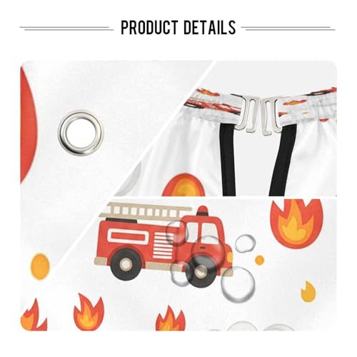 Capa de barbería impermeable para hombre modelo Kigai Fire Truck miniatura 4