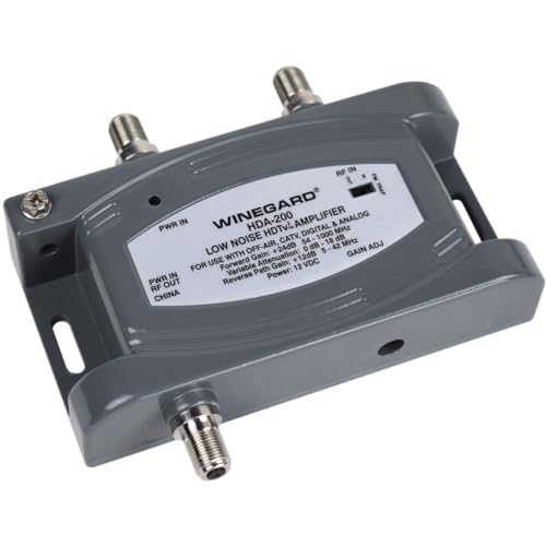 Amplificateur de distribution Winegard HDA-200 24 dB pour signal TV